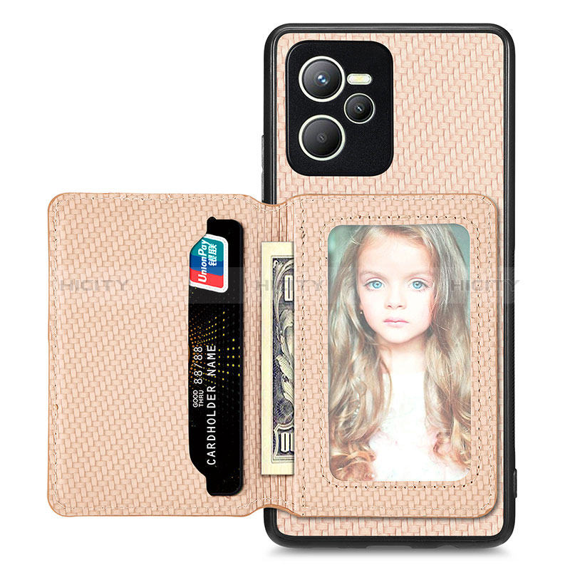 Funda Silicona Carcasa Ultrafina Goma con Magnetico S02D para Realme C35