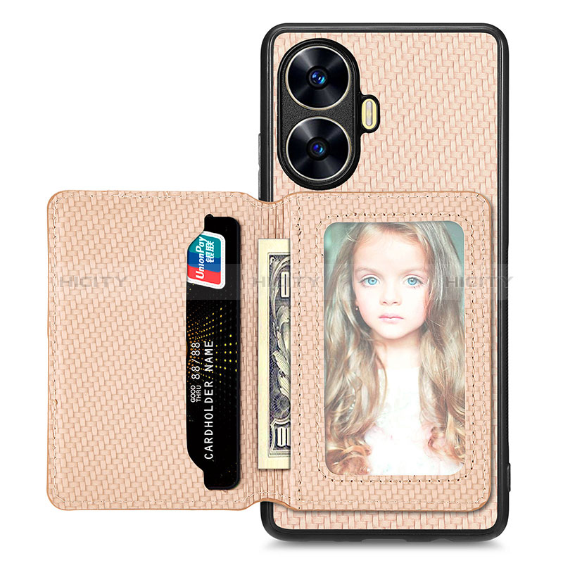 Funda Silicona Carcasa Ultrafina Goma con Magnetico S02D para Realme C55