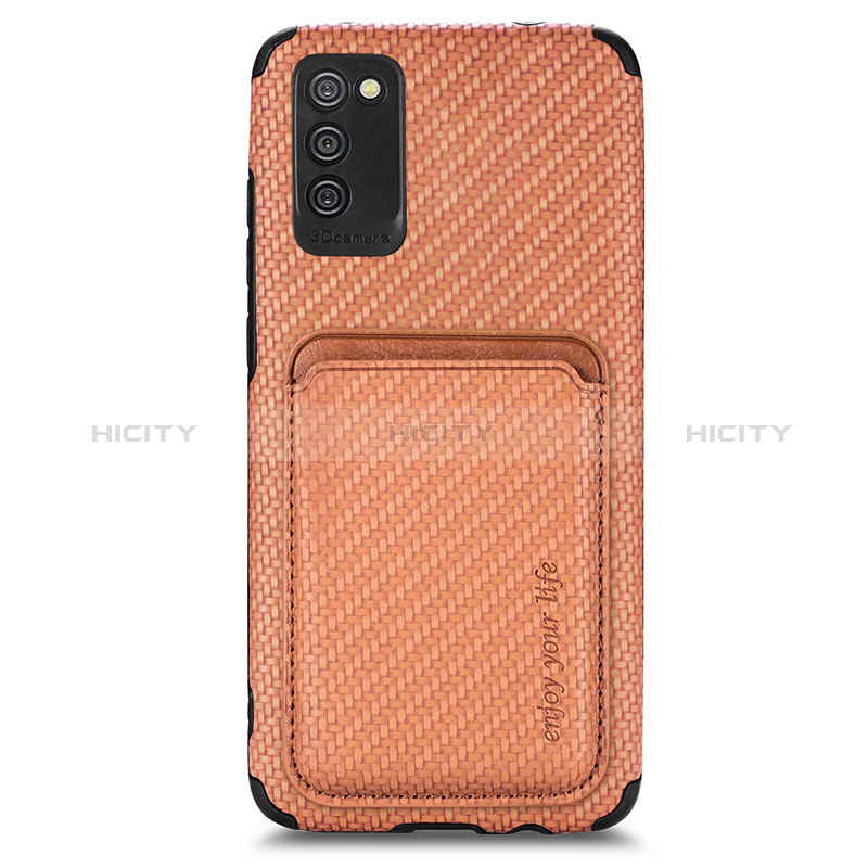 Funda Silicona Carcasa Ultrafina Goma con Magnetico S02D para Samsung Galaxy A02s