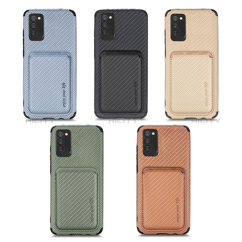 Funda Silicona Carcasa Ultrafina Goma con Magnetico S02D para Samsung Galaxy A02s