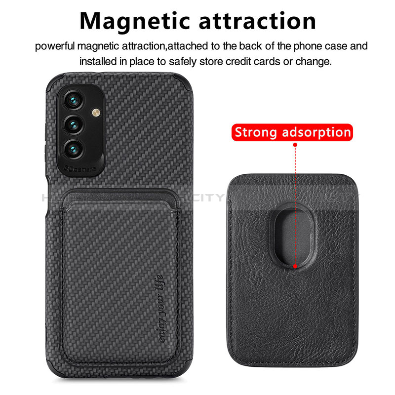 Funda Silicona Carcasa Ultrafina Goma con Magnetico S02D para Samsung Galaxy A04s