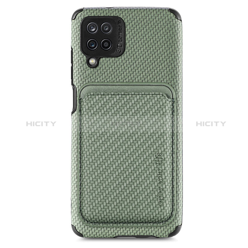 Funda Silicona Carcasa Ultrafina Goma con Magnetico S02D para Samsung Galaxy A12