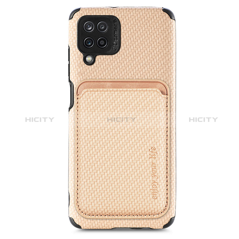 Funda Silicona Carcasa Ultrafina Goma con Magnetico S02D para Samsung Galaxy A12 5G