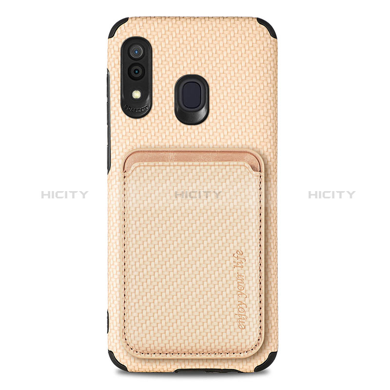 Funda Silicona Carcasa Ultrafina Goma con Magnetico S02D para Samsung Galaxy A20