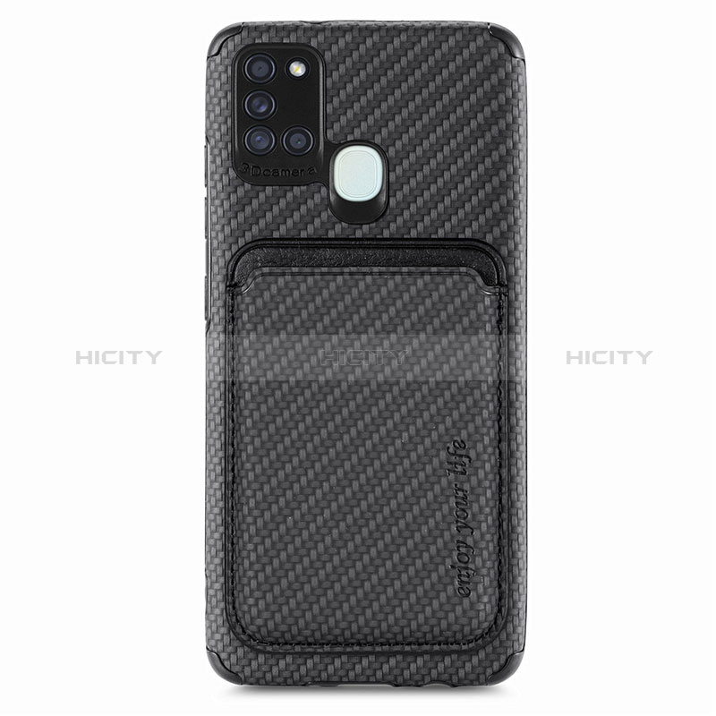 Funda Silicona Carcasa Ultrafina Goma con Magnetico S02D para Samsung Galaxy A21s