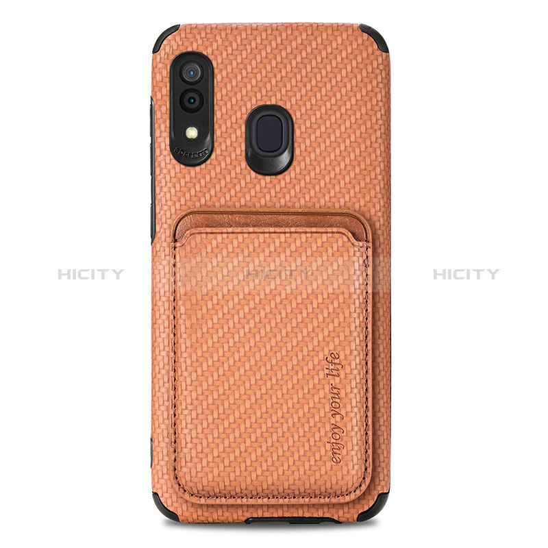 Funda Silicona Carcasa Ultrafina Goma con Magnetico S02D para Samsung Galaxy A30