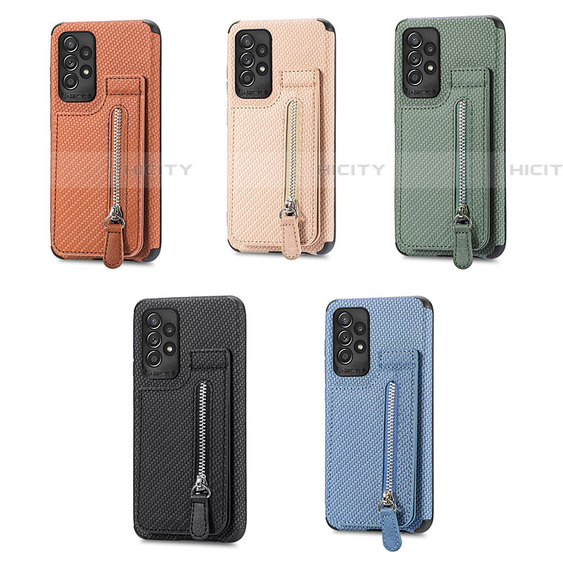 Funda Silicona Carcasa Ultrafina Goma con Magnetico S02D para Samsung Galaxy A52 5G