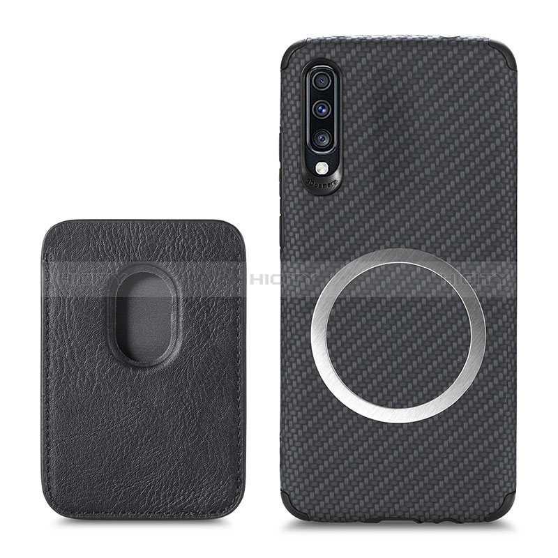 Funda Silicona Carcasa Ultrafina Goma con Magnetico S02D para Samsung Galaxy A70