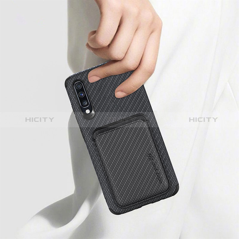 Funda Silicona Carcasa Ultrafina Goma con Magnetico S02D para Samsung Galaxy A70S