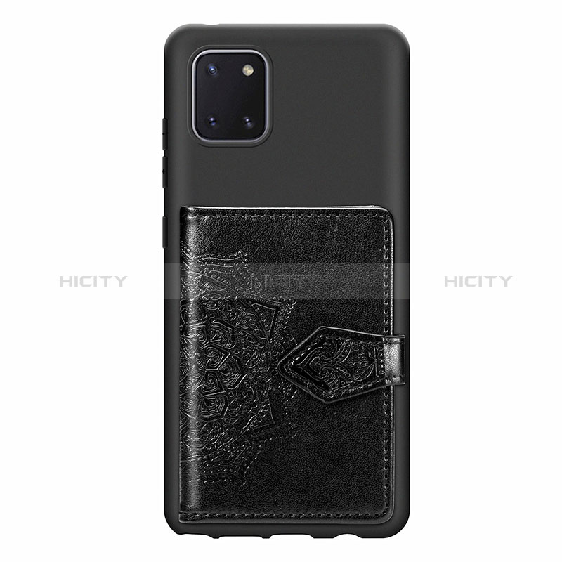 Funda Silicona Carcasa Ultrafina Goma con Magnetico S02D para Samsung Galaxy A81