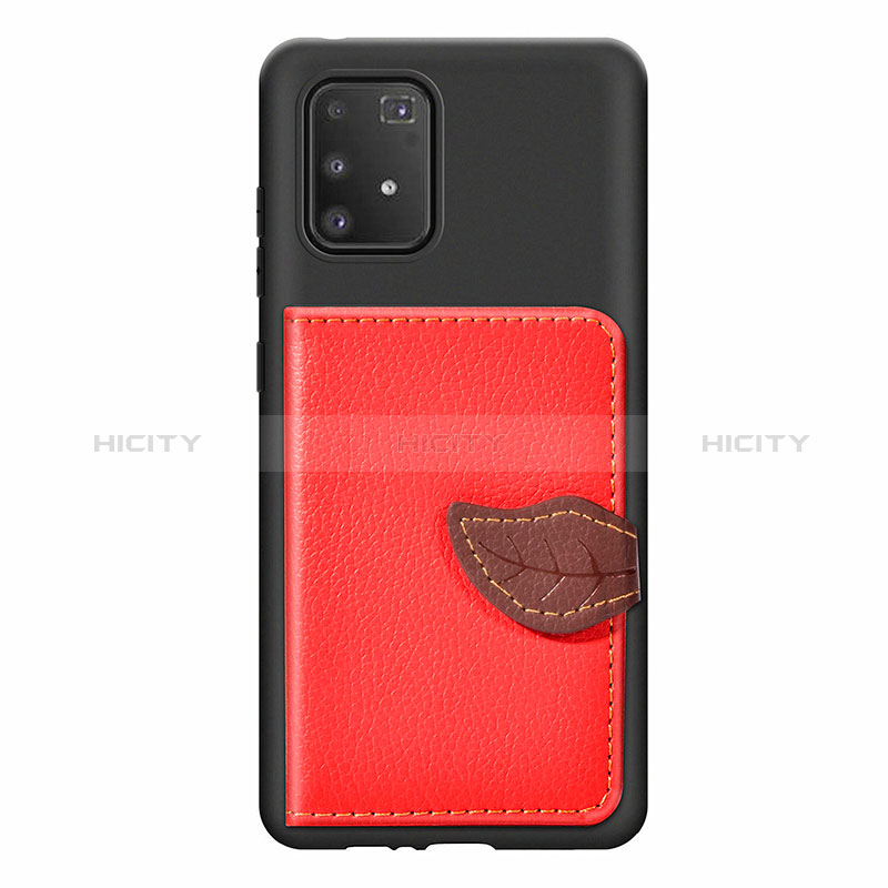 Funda Silicona Carcasa Ultrafina Goma con Magnetico S02D para Samsung Galaxy A91