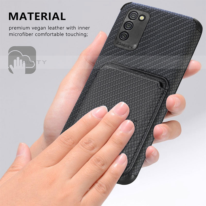 Funda Silicona Carcasa Ultrafina Goma con Magnetico S02D para Samsung Galaxy M02s