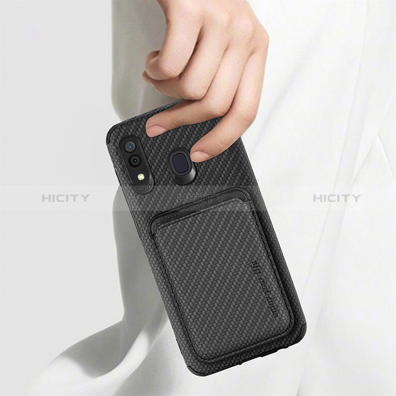 Funda Silicona Carcasa Ultrafina Goma con Magnetico S02D para Samsung Galaxy M10S