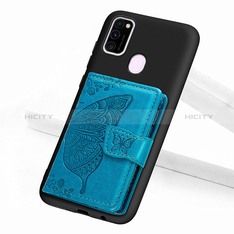 Funda Silicona Carcasa Ultrafina Goma con Magnetico S02D para Samsung Galaxy M30s