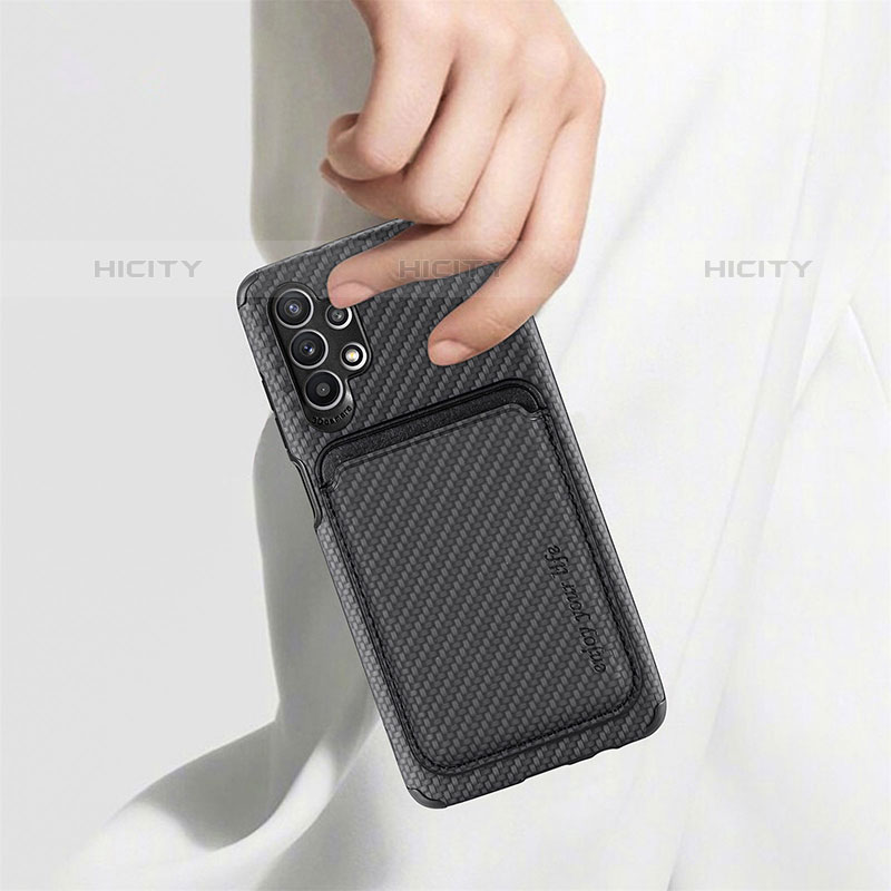 Funda Silicona Carcasa Ultrafina Goma con Magnetico S02D para Samsung Galaxy M32 5G