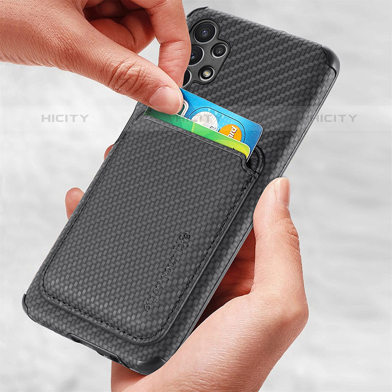 Funda Silicona Carcasa Ultrafina Goma con Magnetico S02D para Samsung Galaxy M32 5G