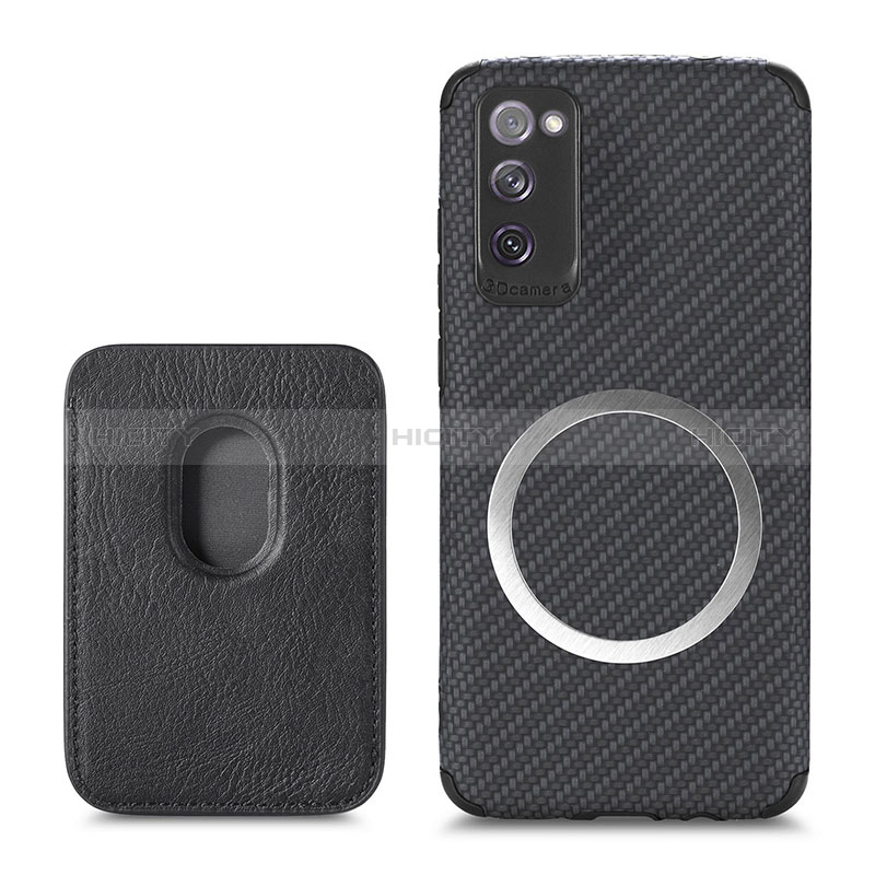 Funda Silicona Carcasa Ultrafina Goma con Magnetico S02D para Samsung Galaxy S20 FE (2022) 5G