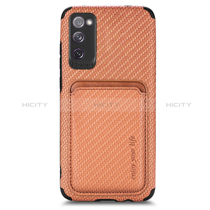 Funda Silicona Carcasa Ultrafina Goma con Magnetico S02D para Samsung Galaxy S20 FE (2022) 5G