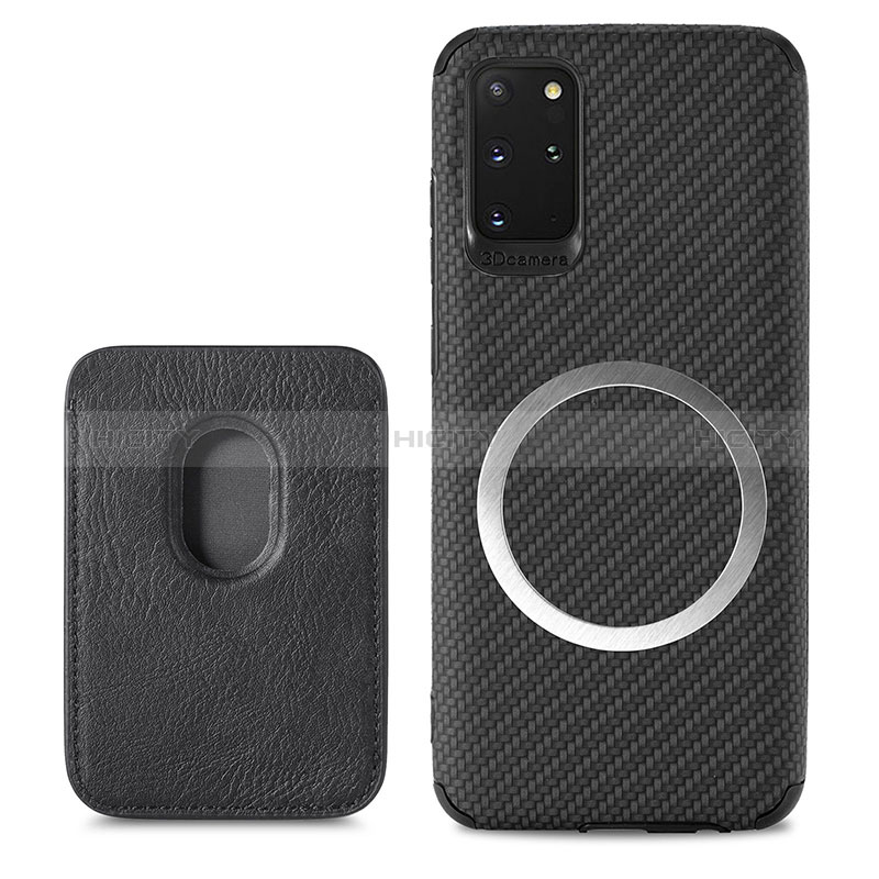 Funda Silicona Carcasa Ultrafina Goma con Magnetico S02D para Samsung Galaxy S20 Plus