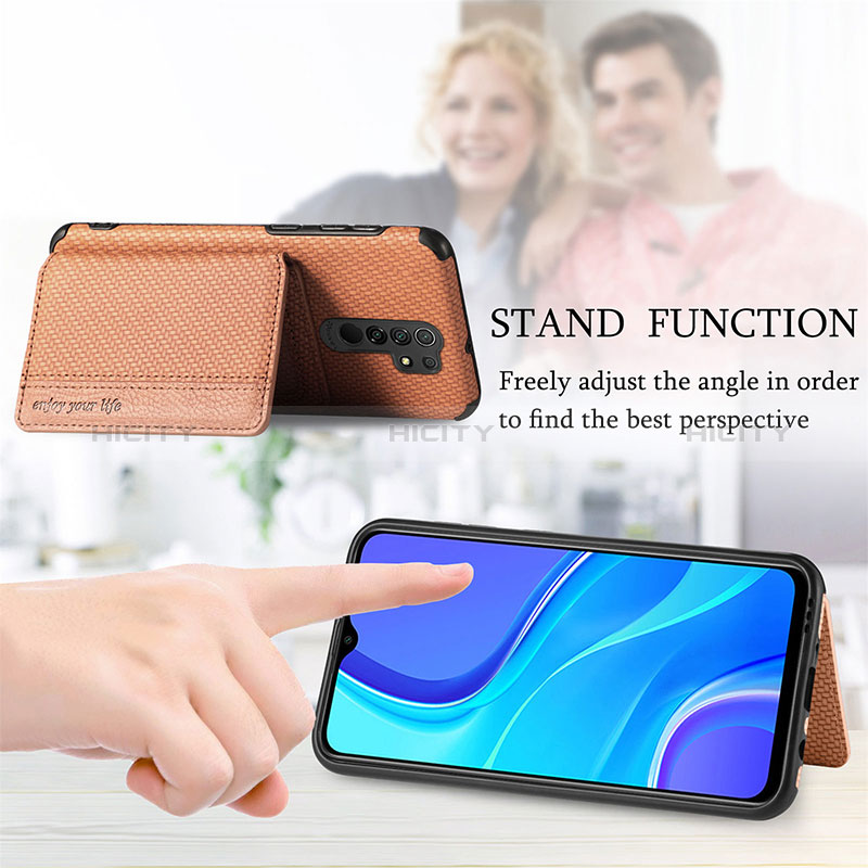 Funda Silicona Carcasa Ultrafina Goma con Magnetico S02D para Xiaomi Poco M2