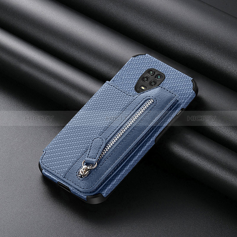 Funda Silicona Carcasa Ultrafina Goma con Magnetico S02D para Xiaomi Poco M2 Pro Azul