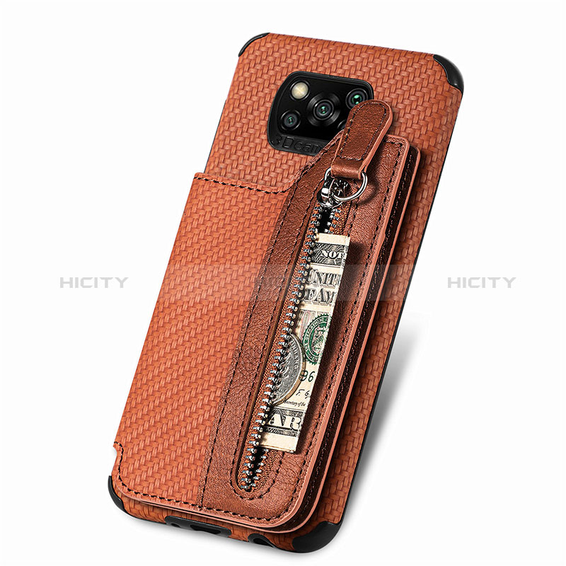 Funda Silicona Carcasa Ultrafina Goma con Magnetico S02D para Xiaomi Poco X3