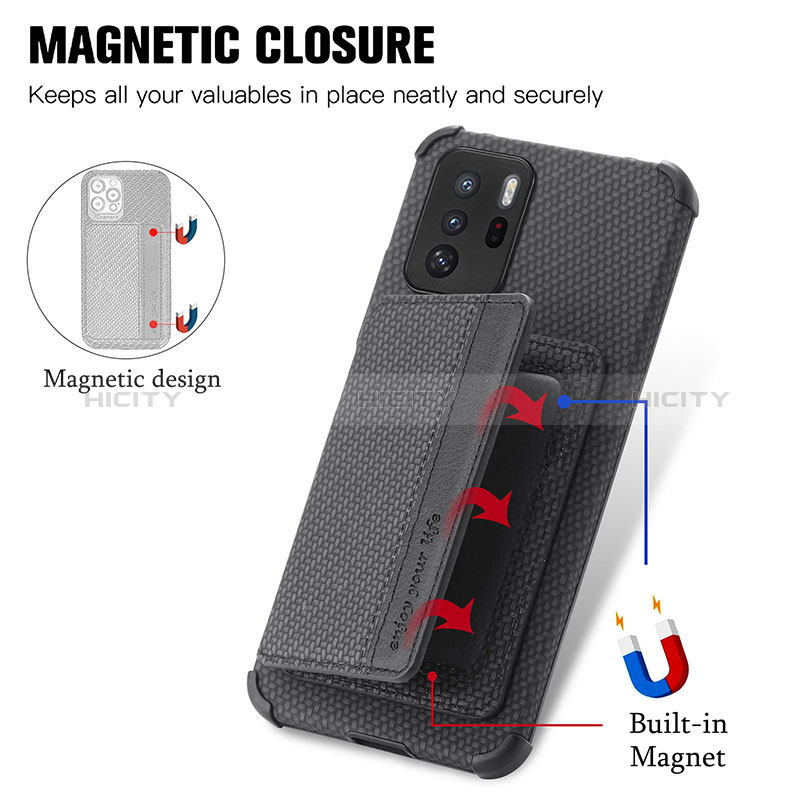 Funda Silicona Carcasa Ultrafina Goma con Magnetico S02D para Xiaomi Poco X3 GT 5G