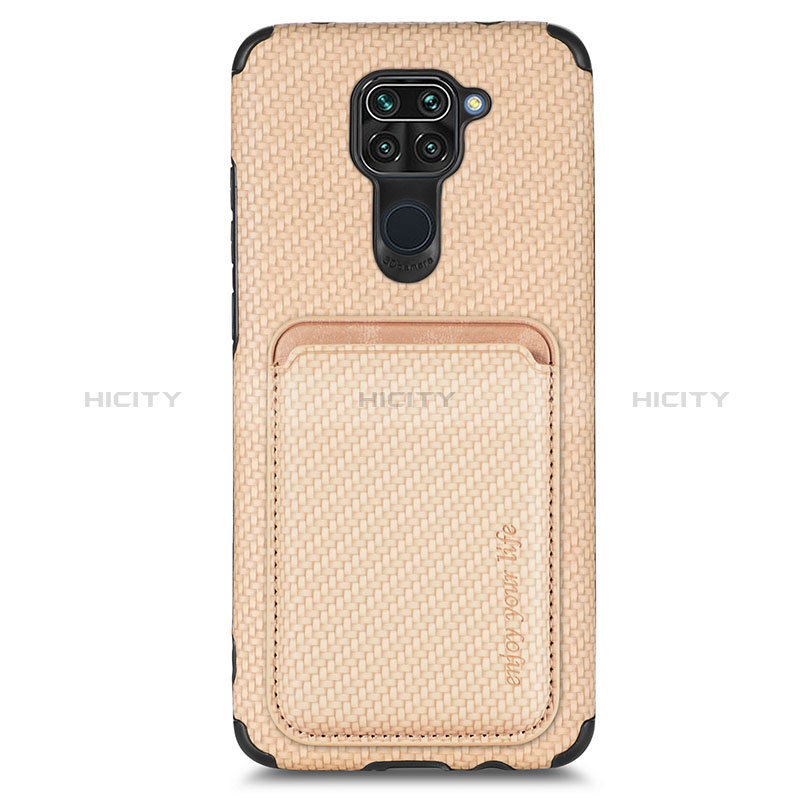 Funda Silicona Carcasa Ultrafina Goma con Magnetico S02D para Xiaomi Redmi 10X 4G Oro