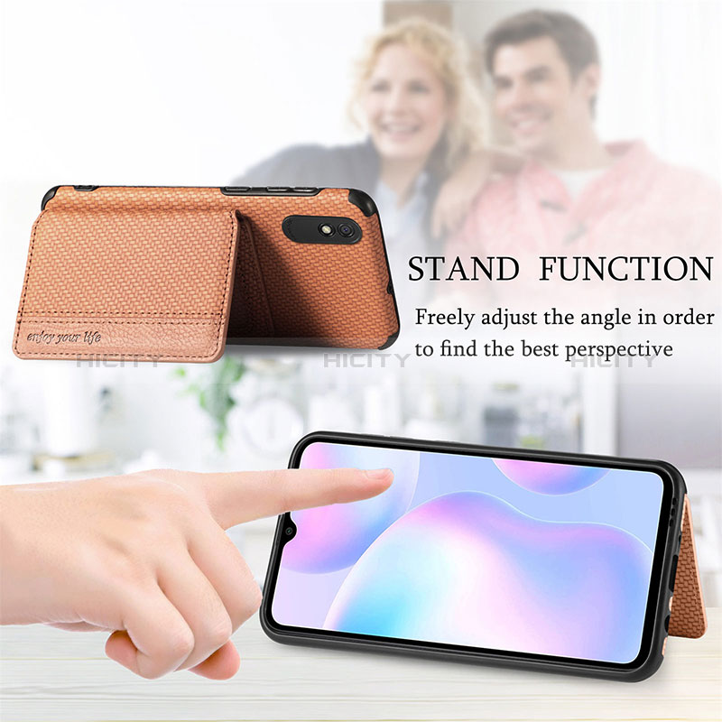 Funda Silicona Carcasa Ultrafina Goma con Magnetico S02D para Xiaomi Redmi 9i