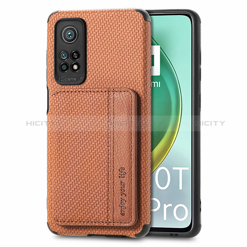 Funda Silicona Carcasa Ultrafina Goma con Magnetico S02D para Xiaomi Redmi K30S 5G Marron