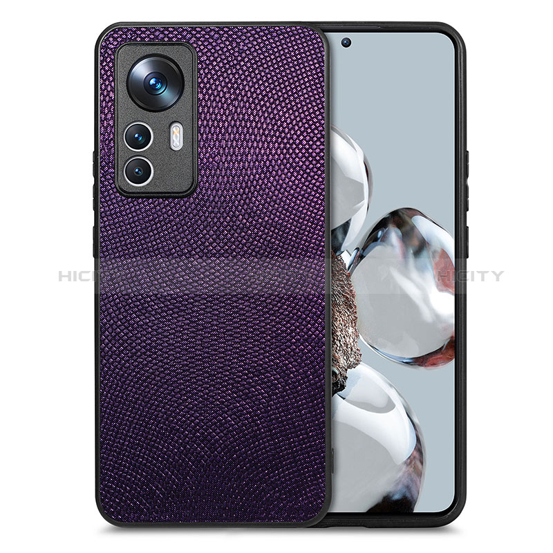 Funda Silicona Carcasa Ultrafina Goma con Magnetico S02D para Xiaomi Redmi K50 Ultra 5G Morado