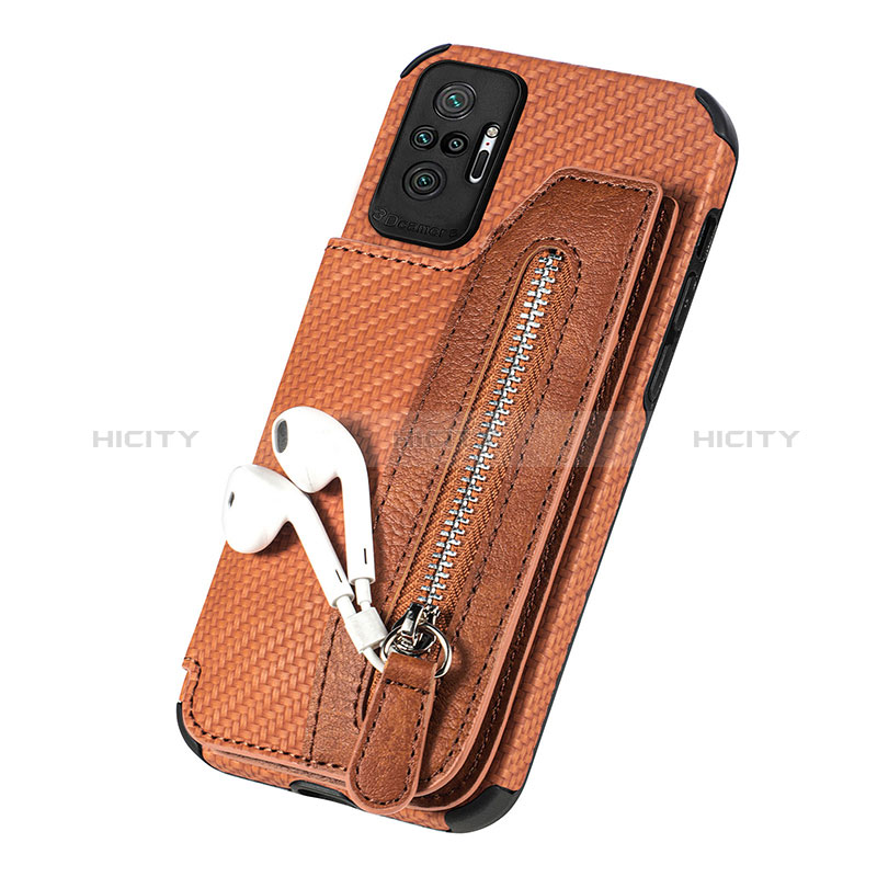 Funda Silicona Carcasa Ultrafina Goma con Magnetico S02D para Xiaomi Redmi Note 10 Pro 4G