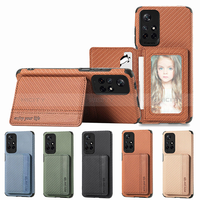 Funda Silicona Carcasa Ultrafina Goma con Magnetico S02D para Xiaomi Redmi Note 11 5G