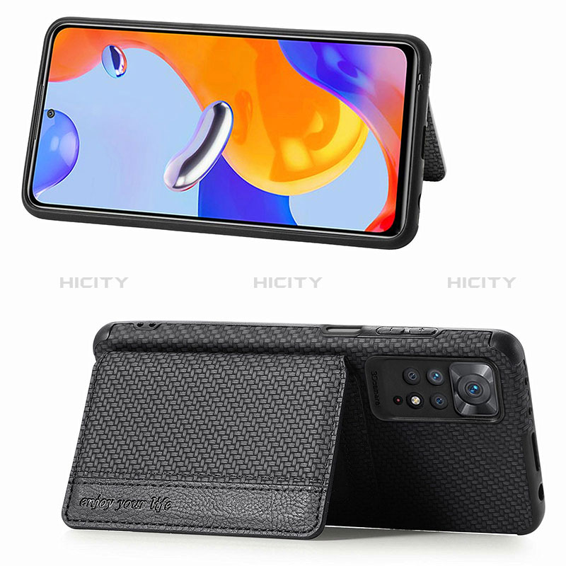 Funda Silicona Carcasa Ultrafina Goma con Magnetico S02D para Xiaomi Redmi Note 11 Pro 4G