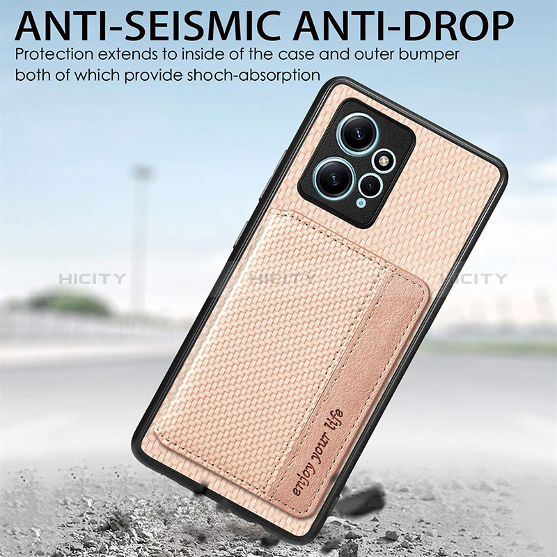 Funda Silicona Carcasa Ultrafina Goma con Magnetico S02D para Xiaomi Redmi Note 12 4G