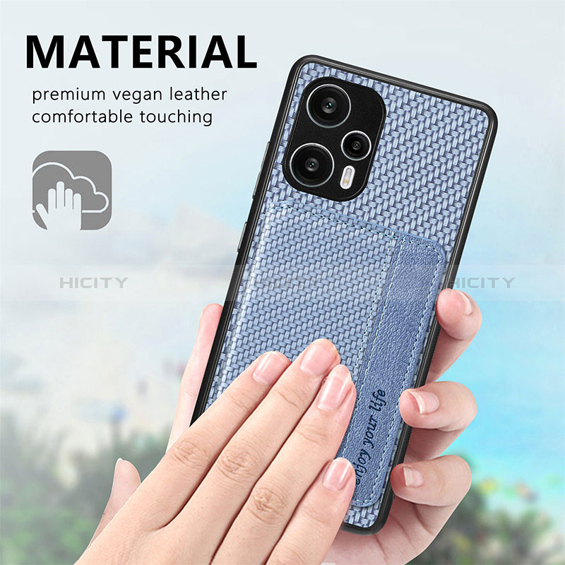 Funda Silicona Carcasa Ultrafina Goma con Magnetico S02D para Xiaomi Redmi Note 12 Turbo 5G