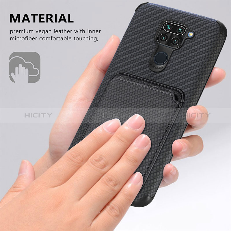 Funda Silicona Carcasa Ultrafina Goma con Magnetico S02D para Xiaomi Redmi Note 9