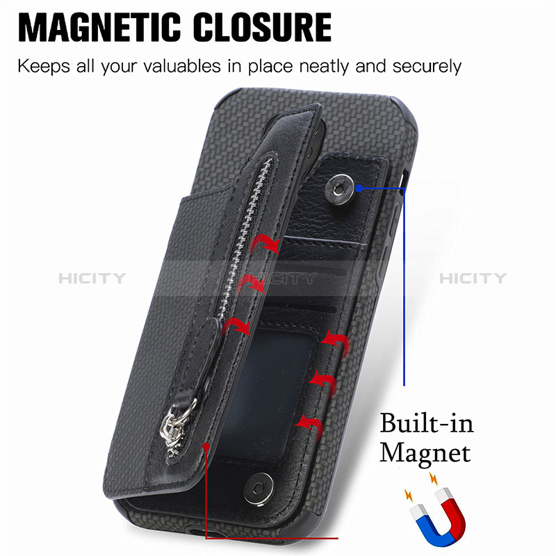 Funda Silicona Carcasa Ultrafina Goma con Magnetico S02D para Xiaomi Redmi Note 9 Pro Max