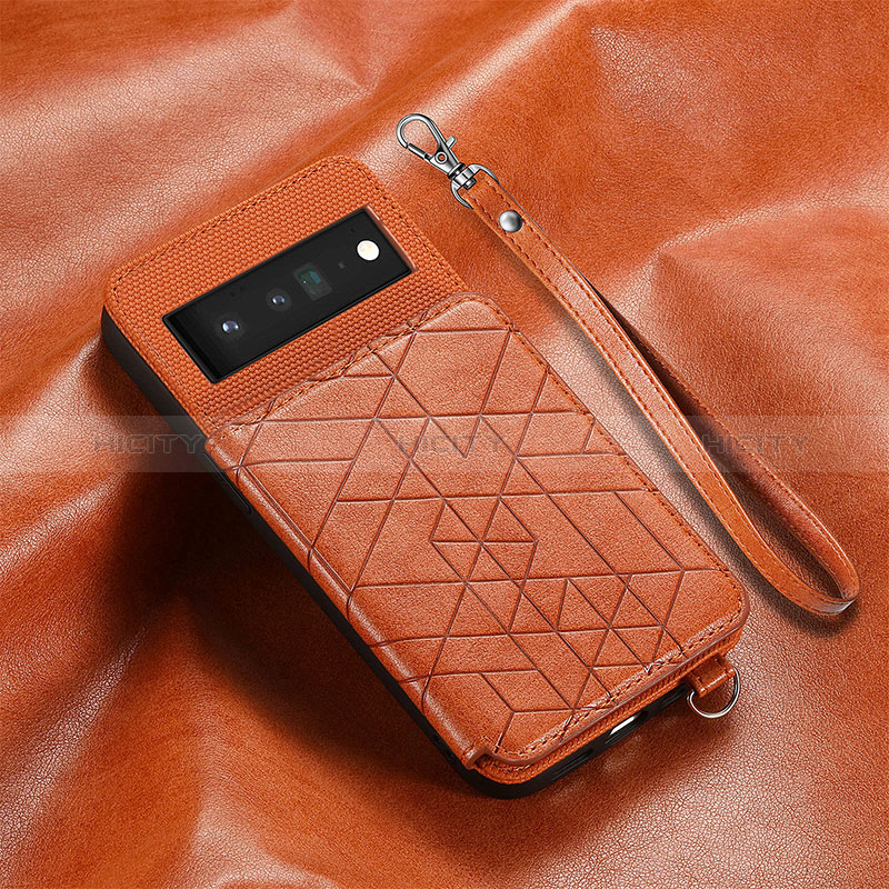 Funda Silicona Carcasa Ultrafina Goma con Magnetico S03D para Google Pixel 6 5G