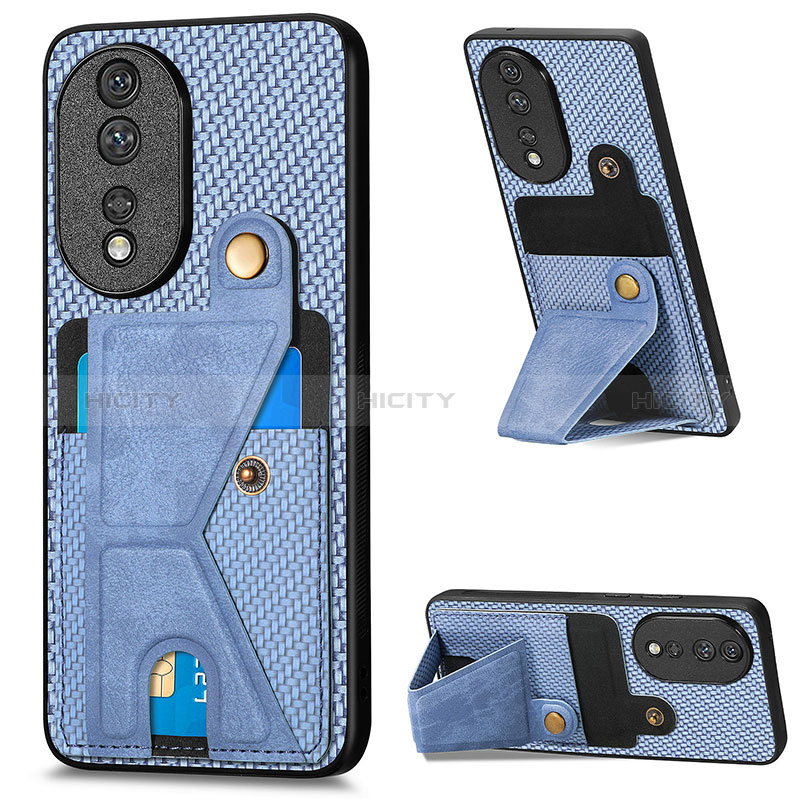 Funda Silicona Carcasa Ultrafina Goma con Magnetico S03D para Huawei Honor 80 5G