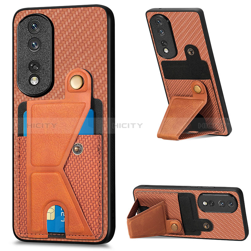 Funda Silicona Carcasa Ultrafina Goma con Magnetico S03D para Huawei Honor 80 Pro 5G