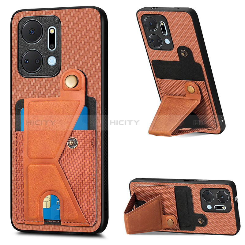 Funda Silicona Carcasa Ultrafina Goma con Magnetico S03D para Huawei Honor X7a