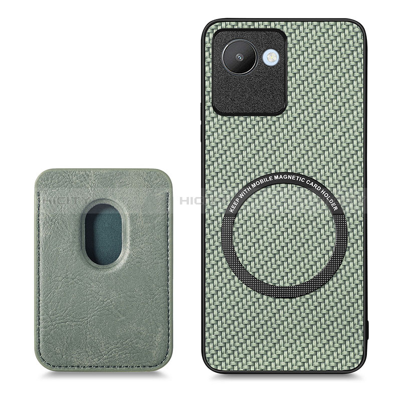 Funda Silicona Carcasa Ultrafina Goma con Magnetico S03D para Realme C30