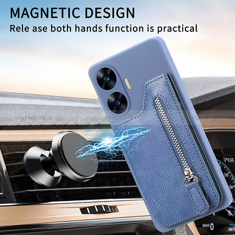 Funda Silicona Carcasa Ultrafina Goma con Magnetico S03D para Realme C55