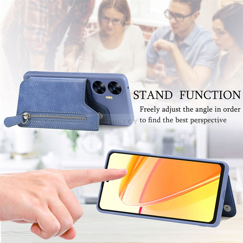 Funda Silicona Carcasa Ultrafina Goma con Magnetico S03D para Realme C55