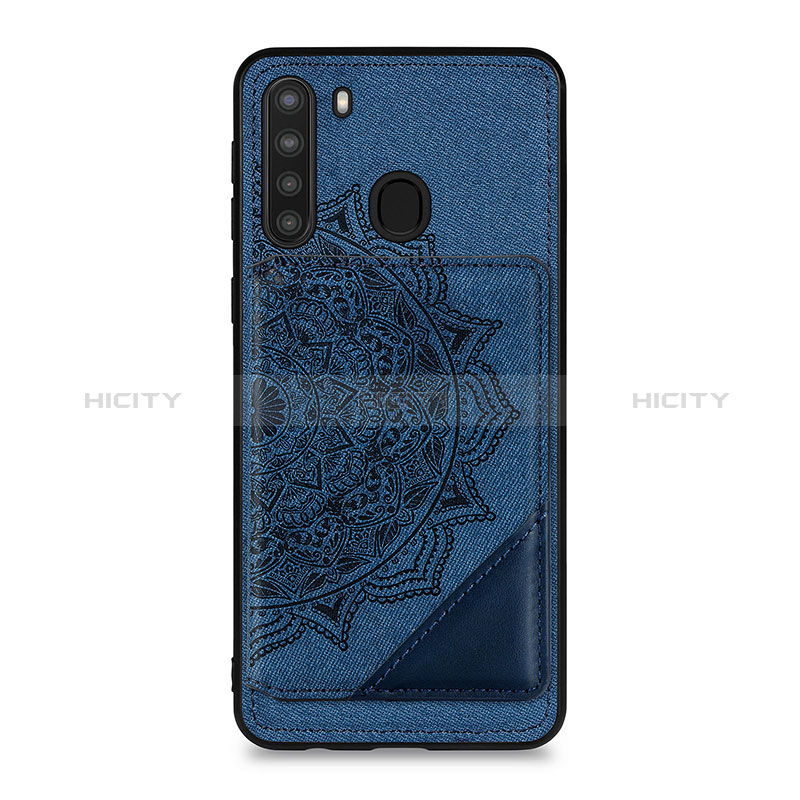 Funda Silicona Carcasa Ultrafina Goma con Magnetico S03D para Samsung Galaxy A21