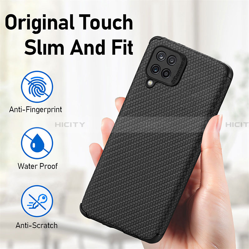 Funda Silicona Carcasa Ultrafina Goma con Magnetico S03D para Samsung Galaxy A22 4G