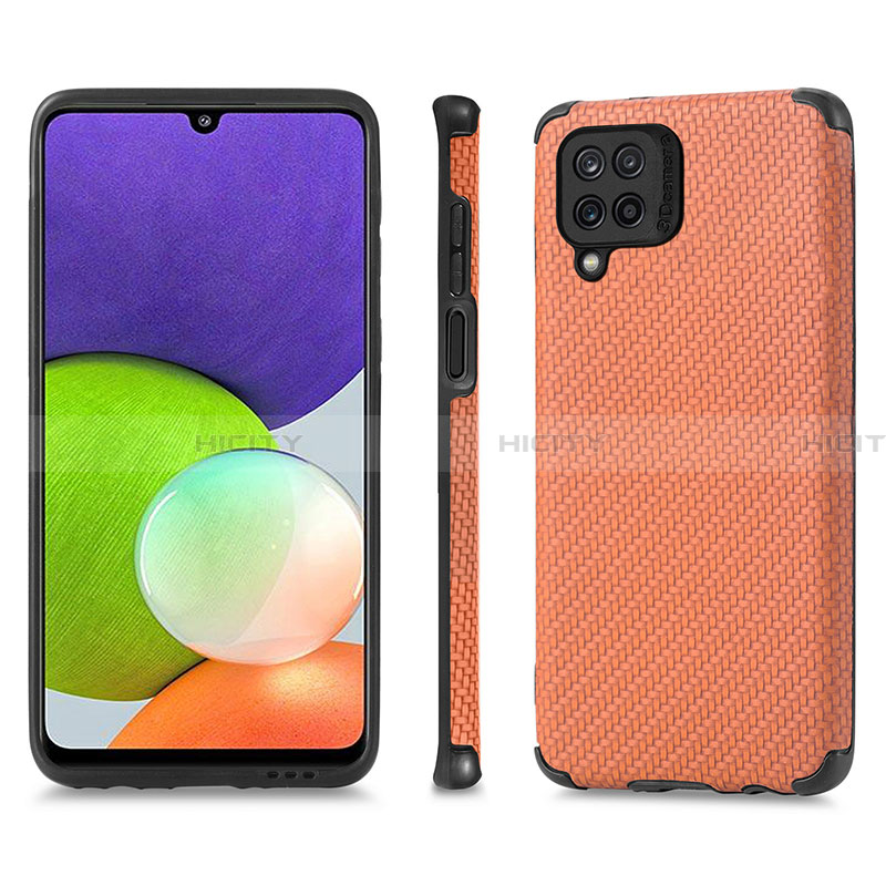 Funda Silicona Carcasa Ultrafina Goma con Magnetico S03D para Samsung Galaxy A22 4G