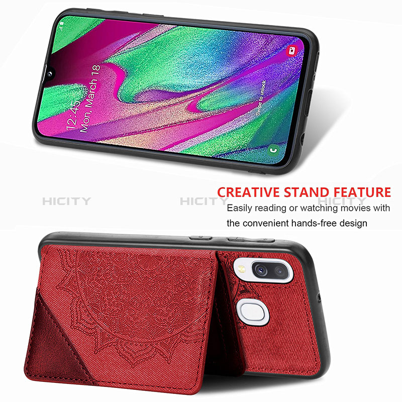 Funda Silicona Carcasa Ultrafina Goma con Magnetico S03D para Samsung Galaxy A40