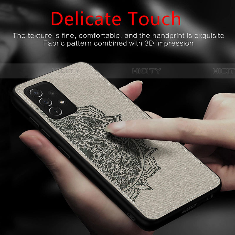 Funda Silicona Carcasa Ultrafina Goma con Magnetico S03D para Samsung Galaxy A72 4G